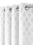 White Rosaline Curtain closeup image